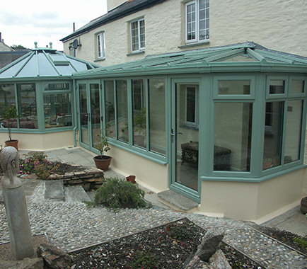 P-shaped conservatory Peterborough